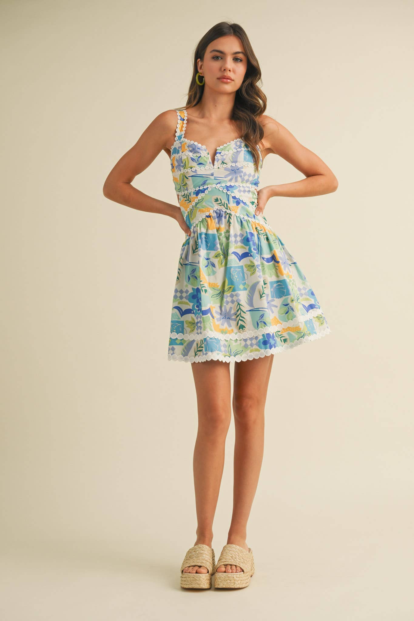 Deidra Fit & Flare Mini Dress