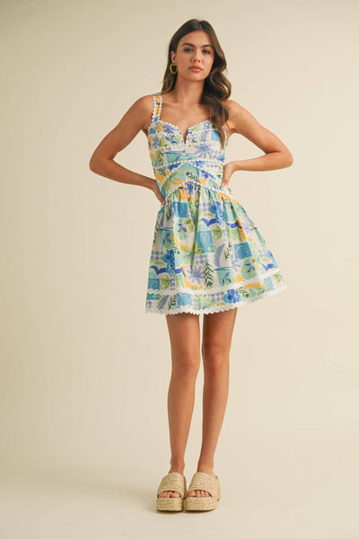 Deidra Fit & Flare Mini Dress