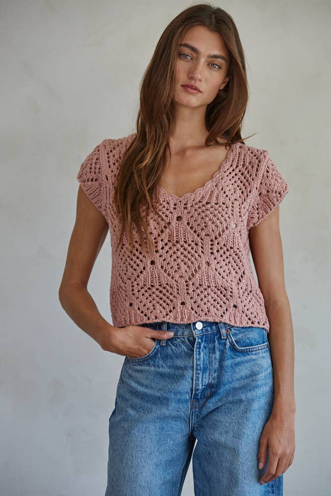 Carla Crochet Top