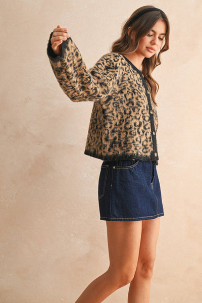 Prowl Print Cardigan