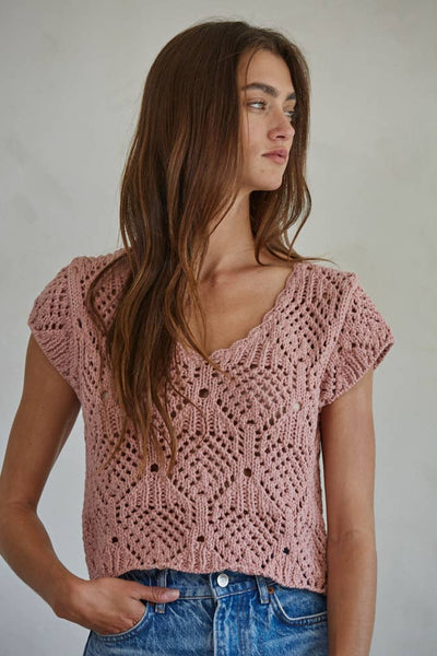 Carla Crochet Top
