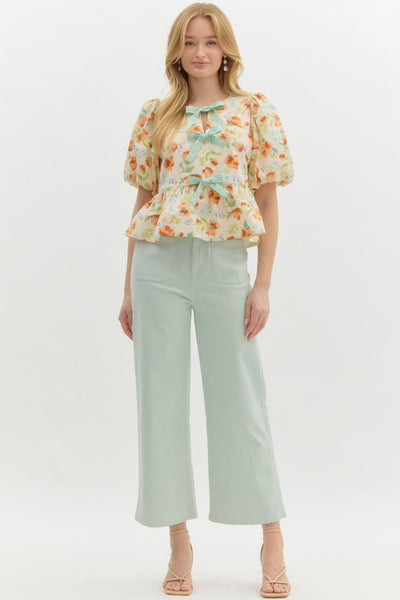 Seafoam Ankle Pants