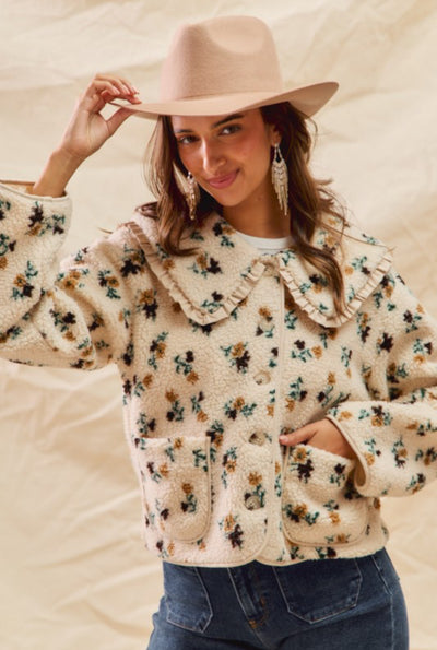 Avery Floral Sherpa