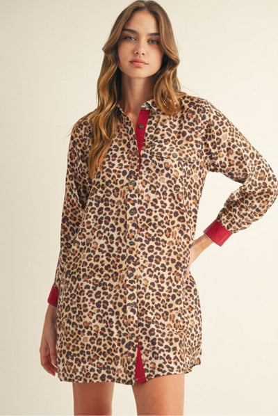 Lizzy Leopard Dress