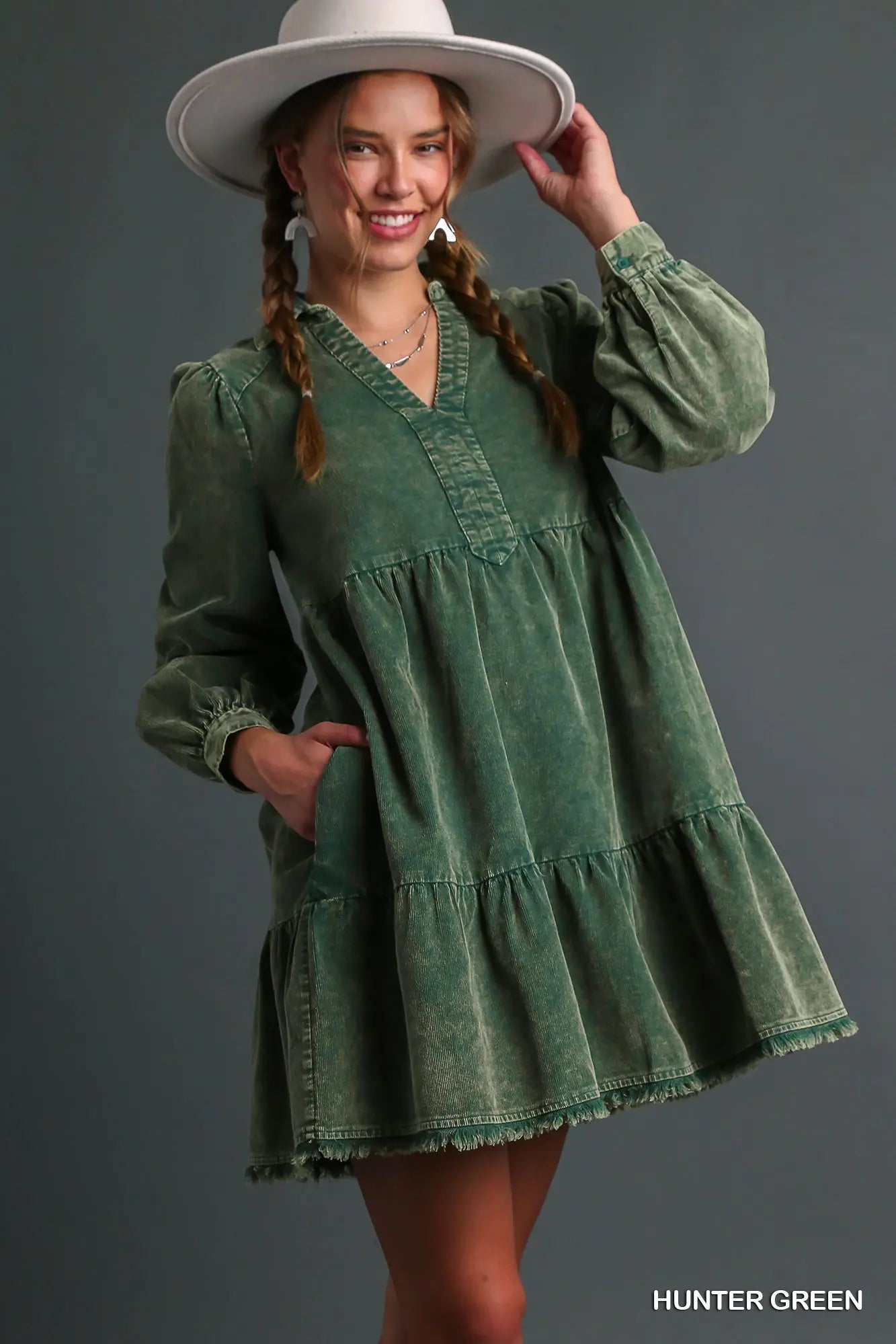 Callie Corduroy Dress