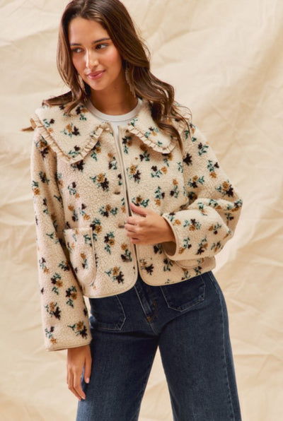 Avery Floral Sherpa
