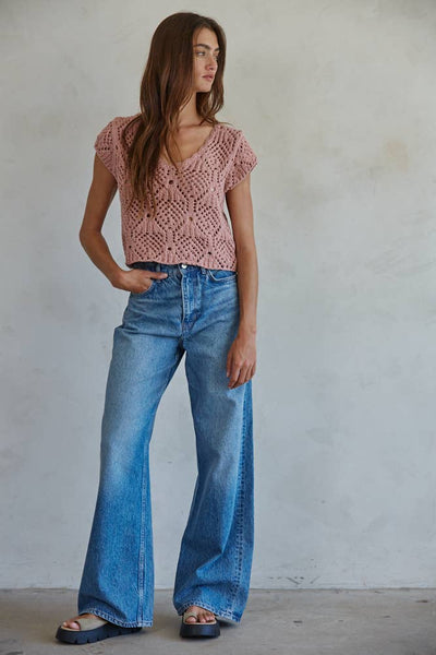 Carla Crochet Top