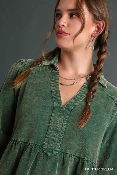 Callie Corduroy Dress
