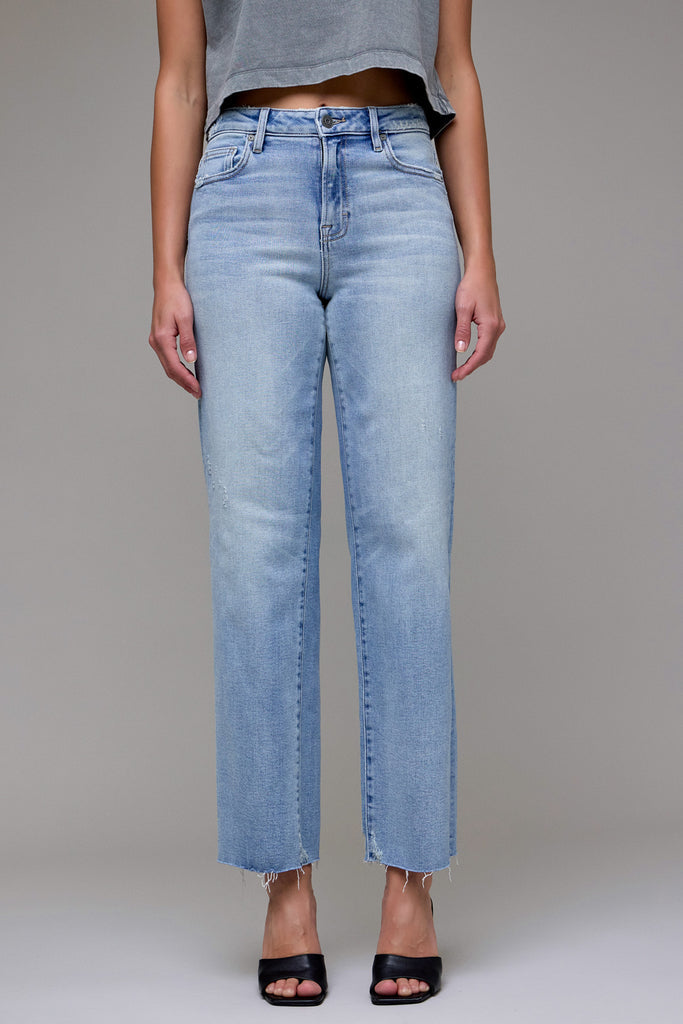 HIDDEN High Rise Straight Jean