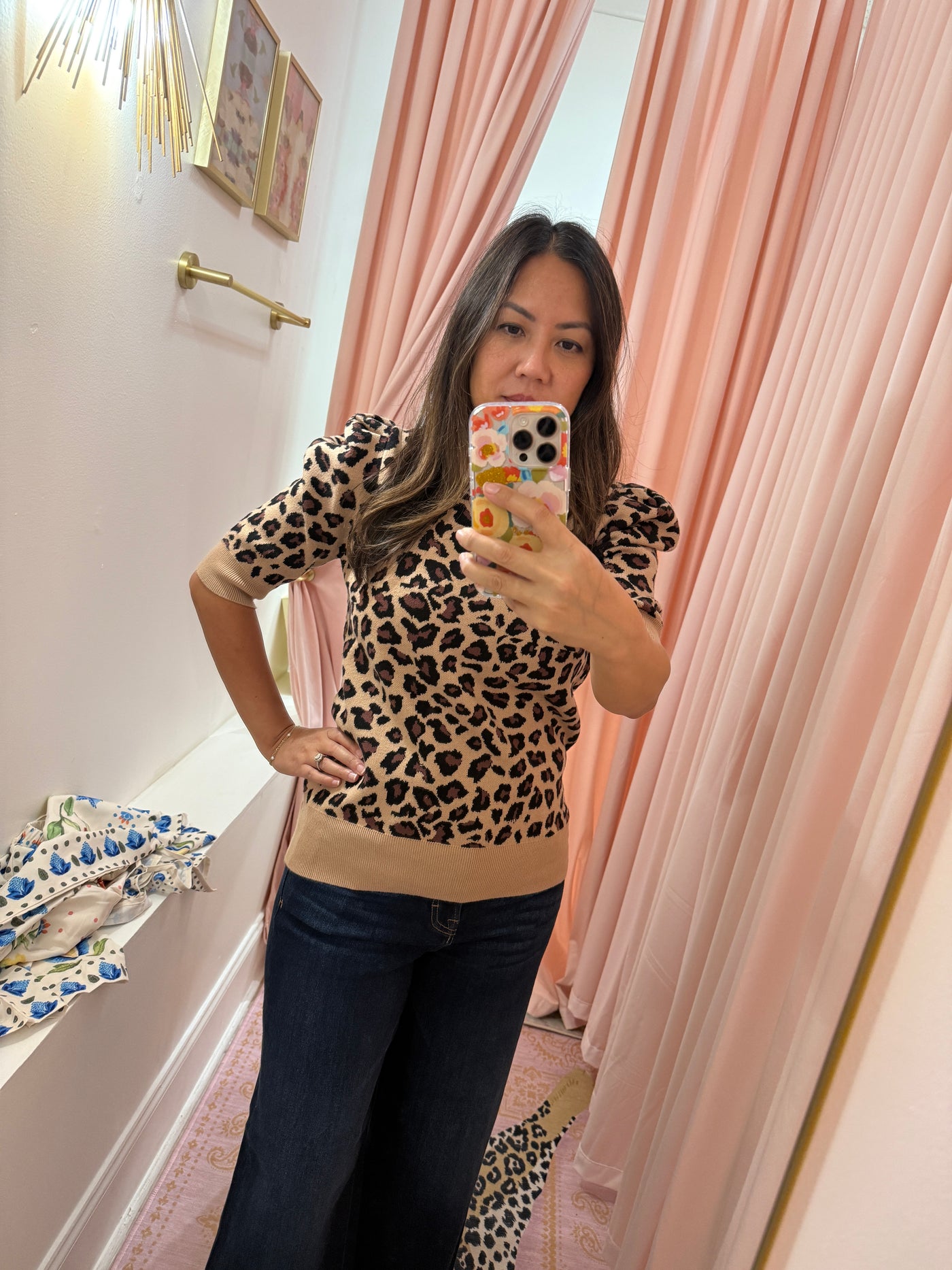 Lily Leopard Print Top