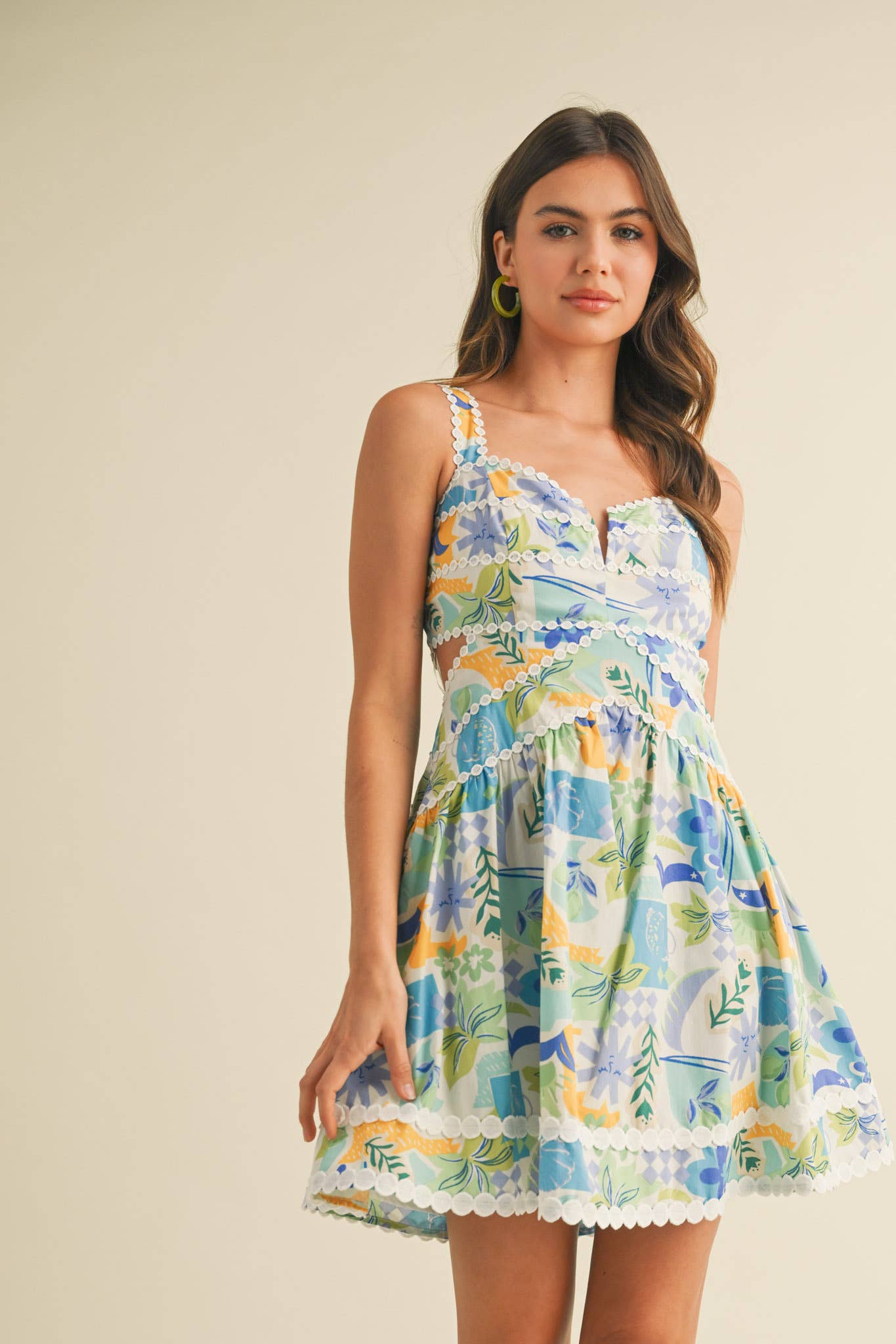Deidra Fit & Flare Mini Dress