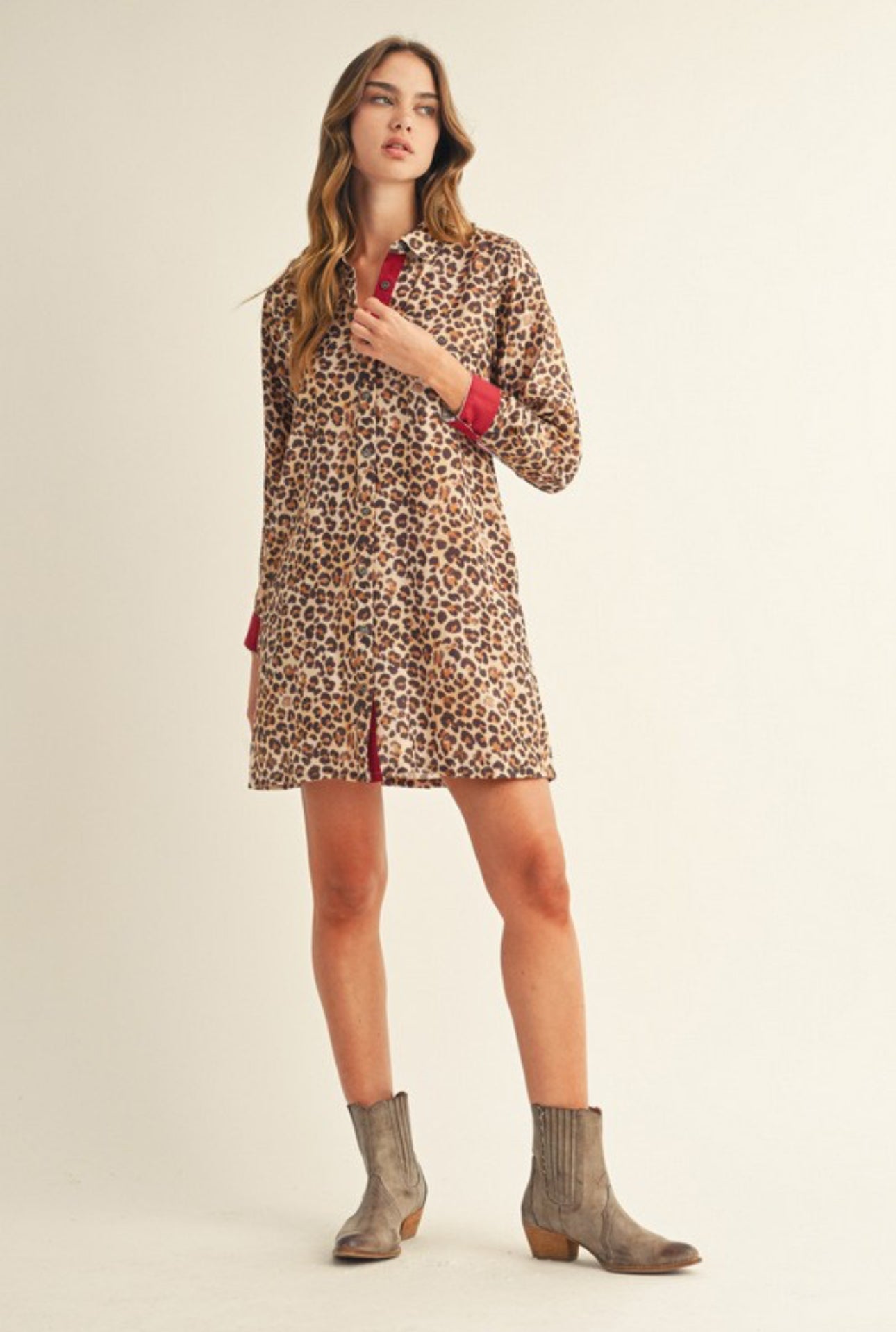 Lizzy Leopard Dress