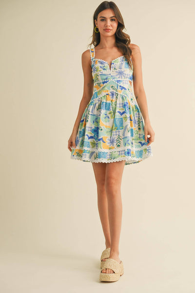 Deidra Fit & Flare Mini Dress