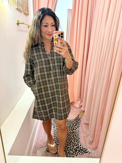 Claire Checker Dress