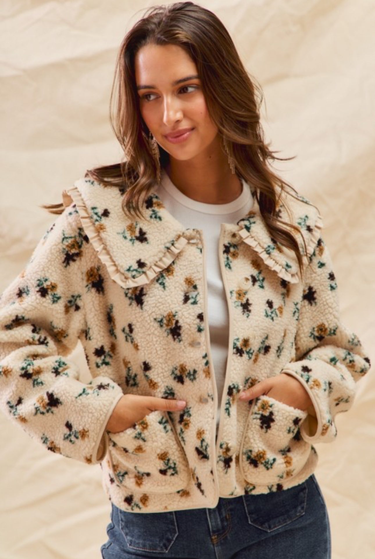 Avery Floral Sherpa
