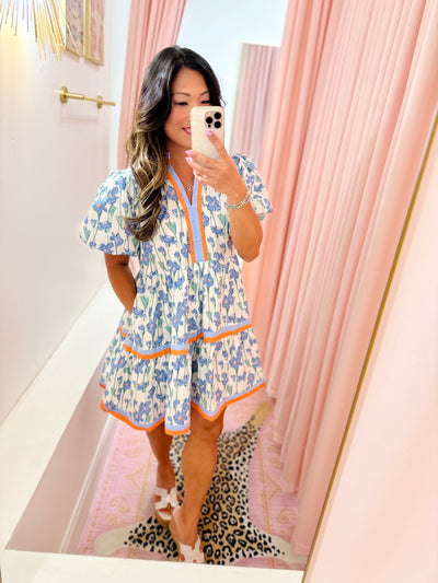 Lilyana Floral Print Dress