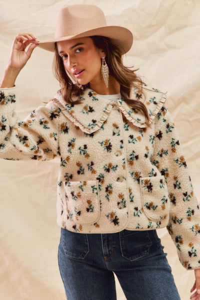 Avery Floral Sherpa