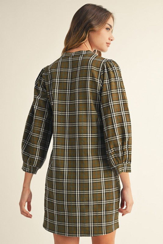 Claire Checker Dress