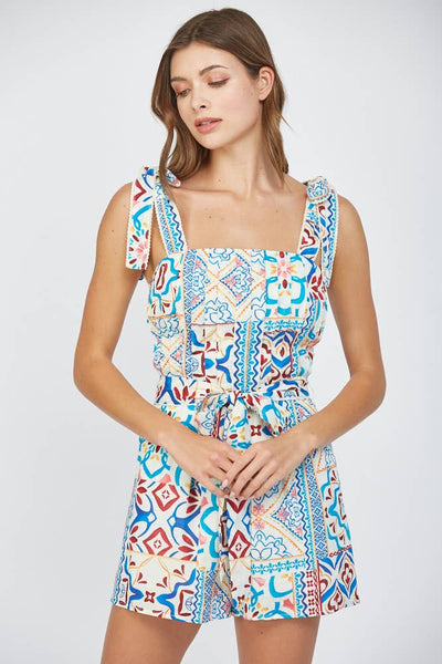 Phoebe Strap Tie Romper